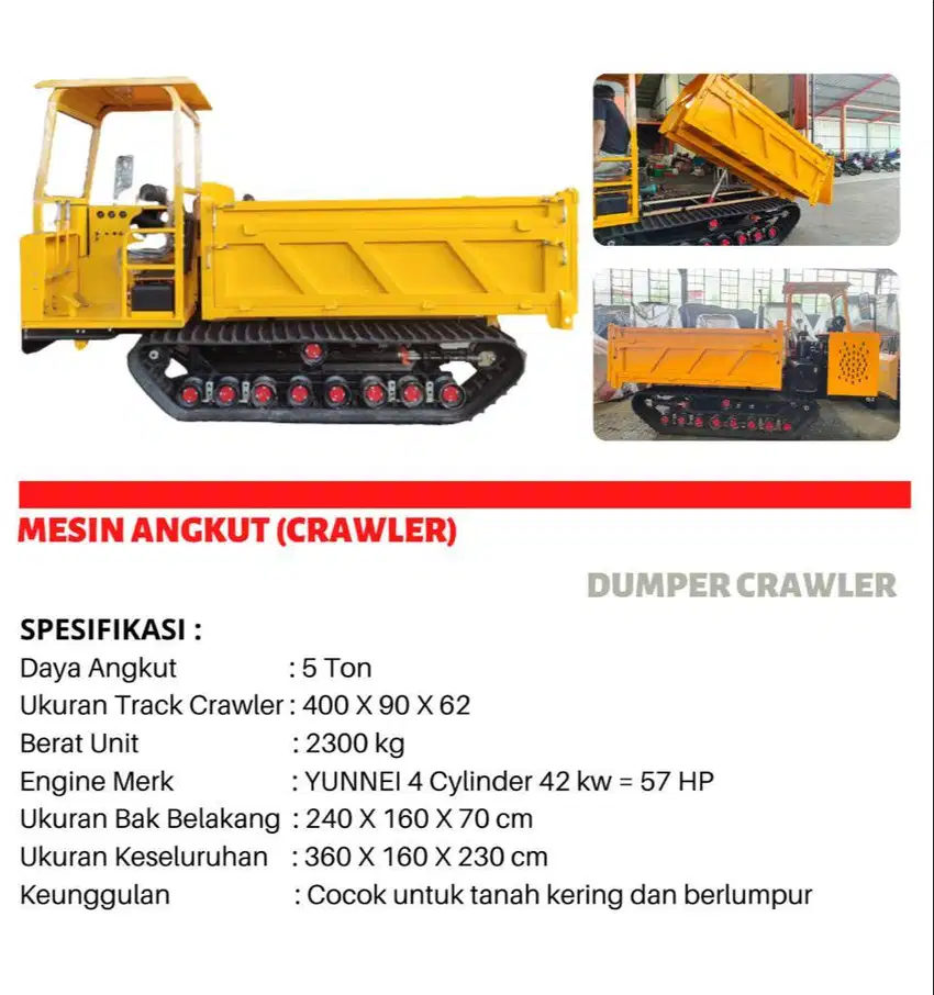 JUAL BAN RUBBER TRACK /PAD SHOE, SPAREPART ALAT BERAT, DUMPER CRAWLER