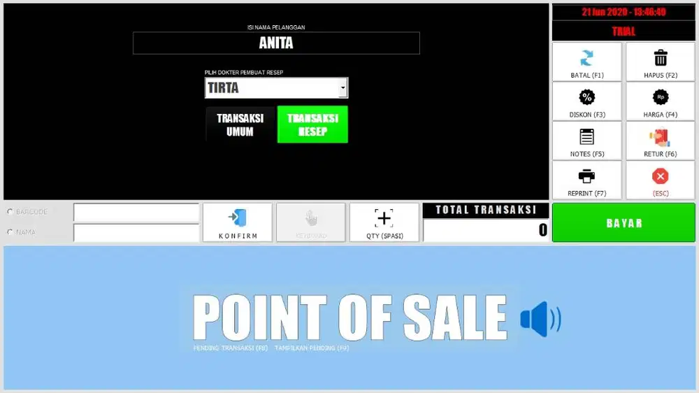 Paket Komputer Kasir Apotek PRO