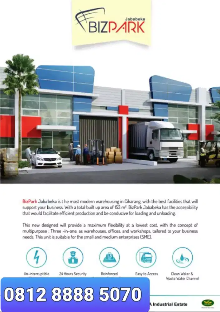 Pabrik &amp; Gudang di lokasi terbaik