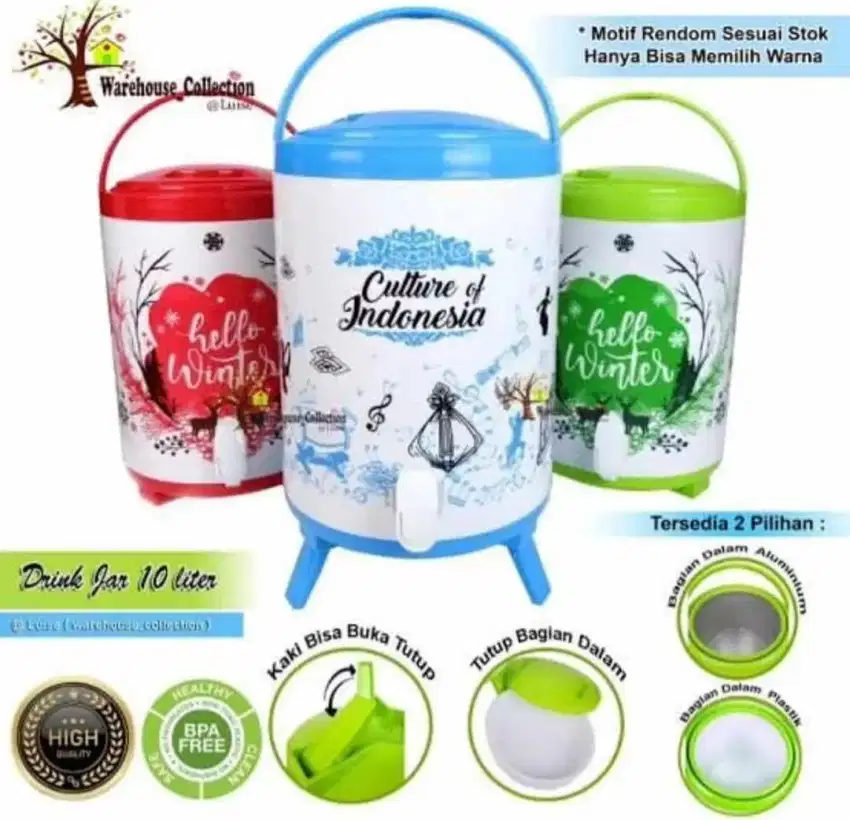 Bucket Drink Jar 10 Lt