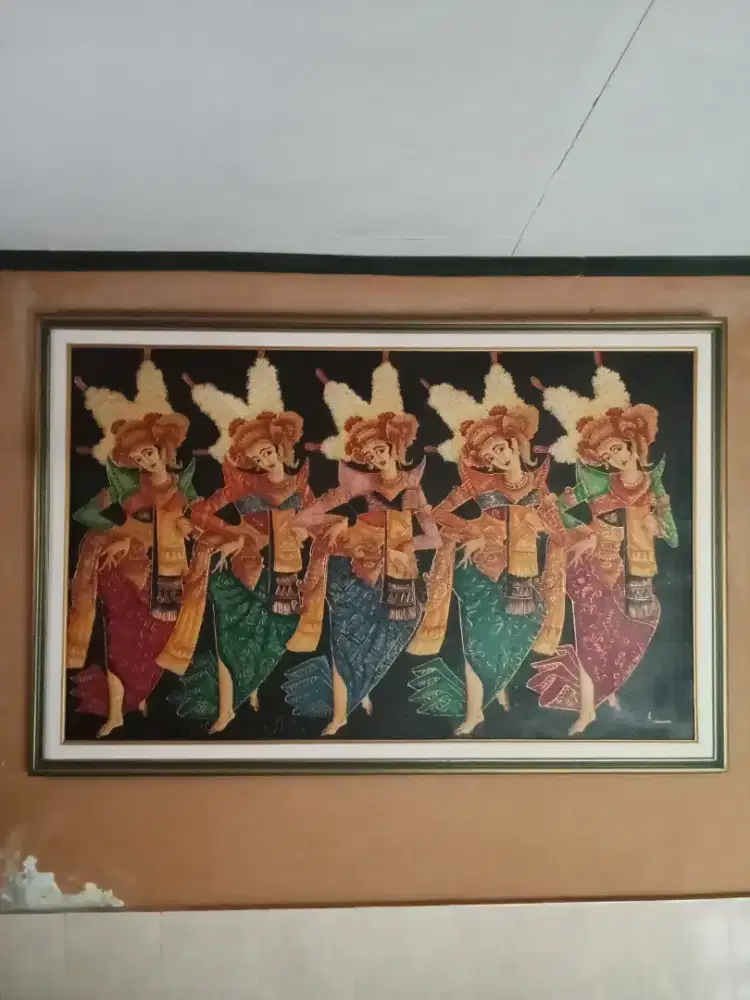 Lukisan  tari  bali