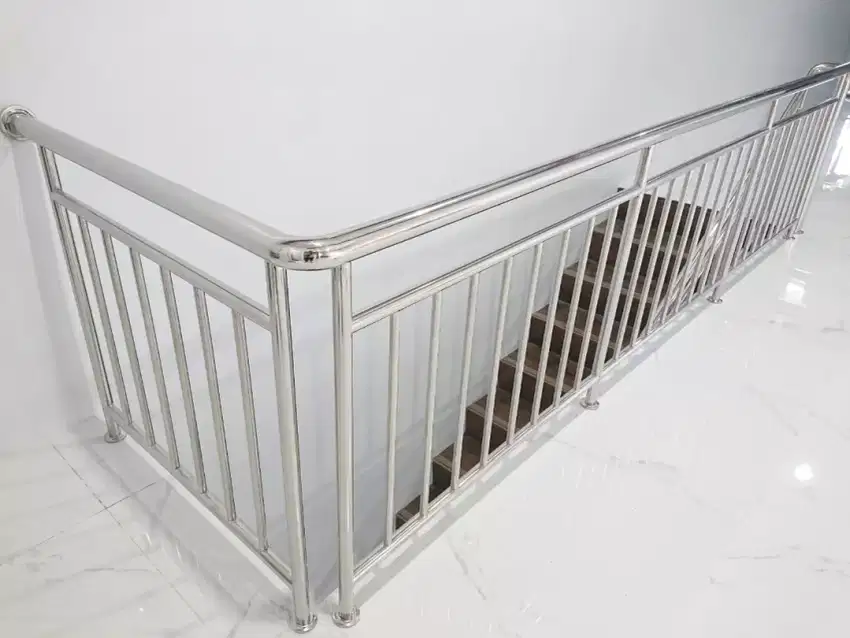 PROMO NOVEMBER Pagar Balkon Railing Tangga Stainless Stell Las Argon