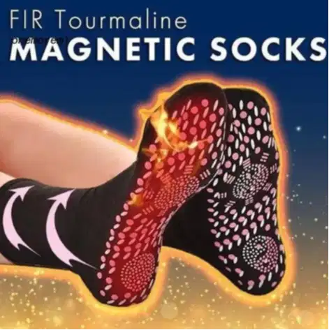 Tourmaline Kaos Kaki Foot Theraphy Socks Magnetic Heating Sock Pemanas