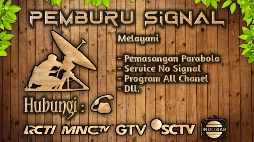 Antena TV di jamin gambar tv anda jernih