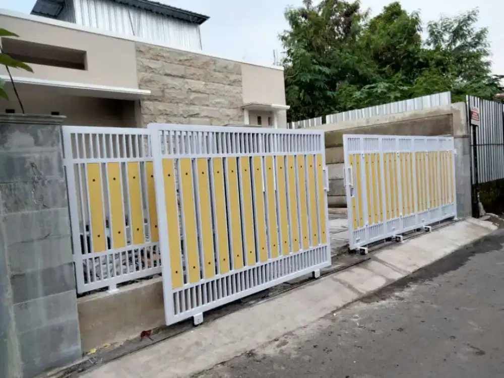 Murah berkwalitas Pintu pager wookplenk minimalis