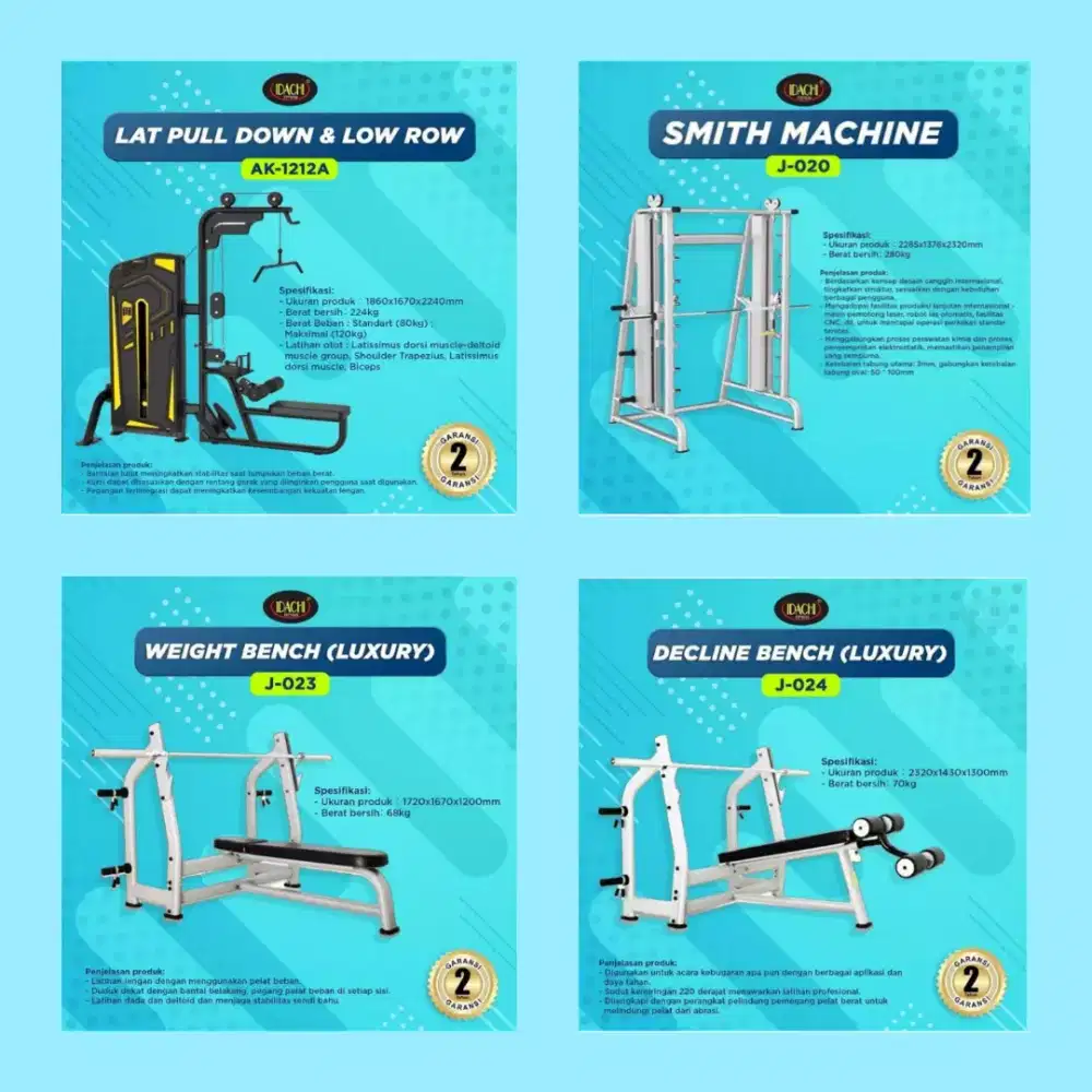 Paket gym 300jt seri AK