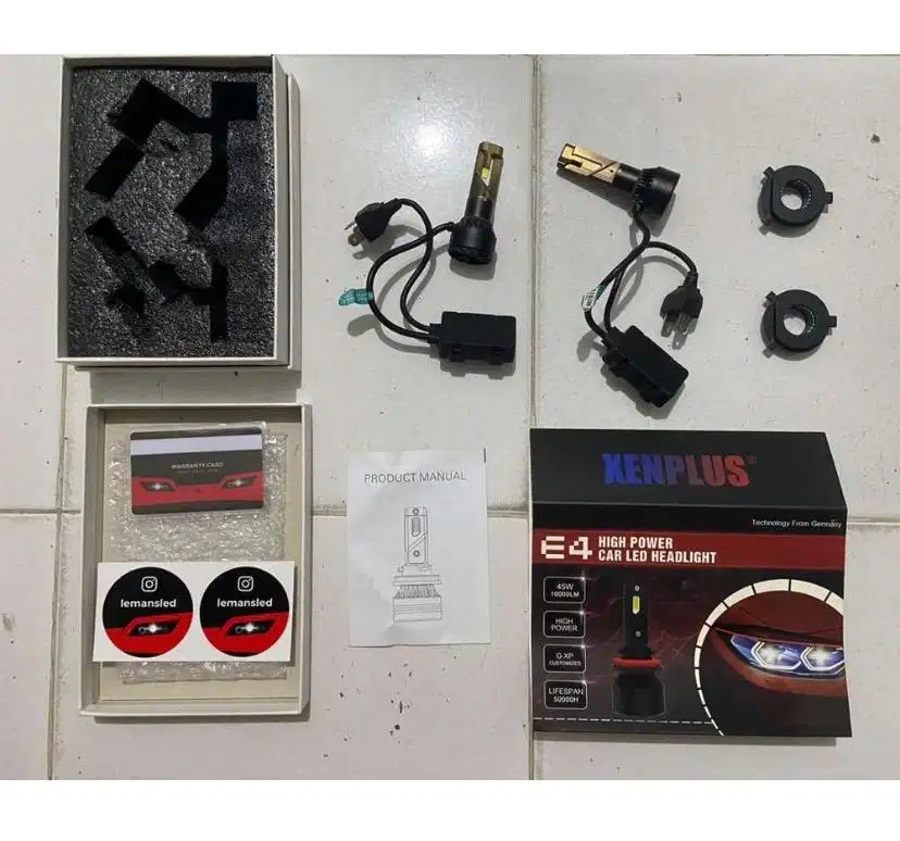 Lampu Depan Mobil Headlamp/Headlight E4 Socket H4 H/L