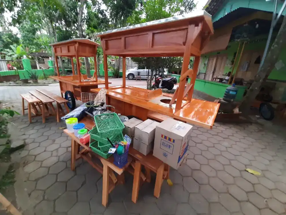 Gerobak Angkringan GRATIS ONGKIR COD CIREBON INDRAMAYU SUBANG