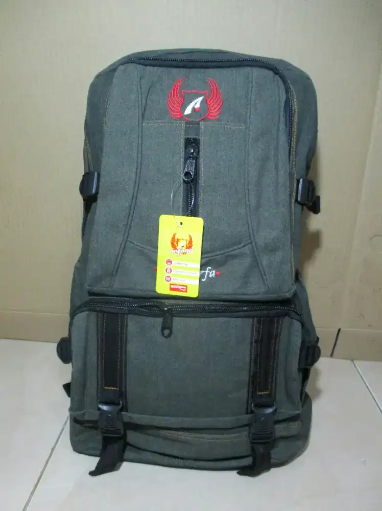 Tas Ransel Jumbo Bahan Kain