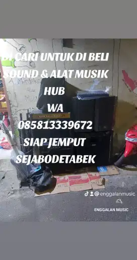 DI BELI KEYBOARD SOUND DENGAN SEGALA KONDISI