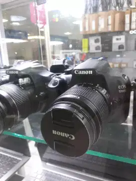 CANON EOS 1200D KIT 18-55MM 2ND DISPLAY MULUS LENGKAP DSLR CASH KREDIT