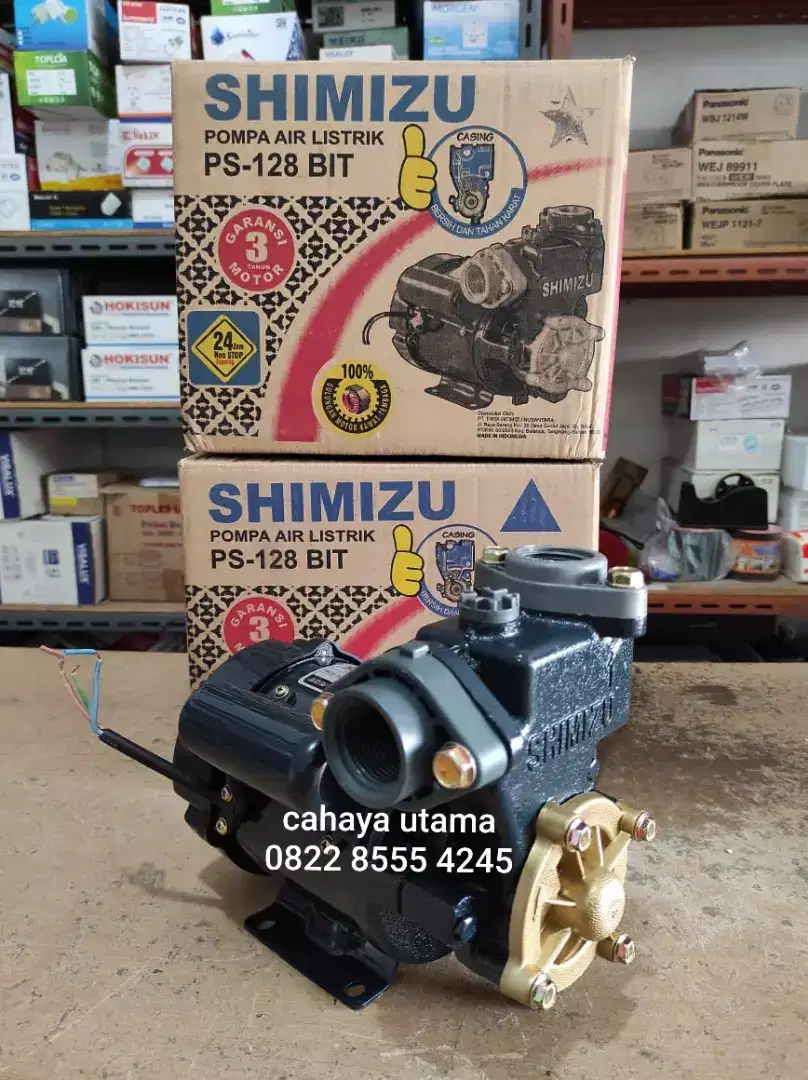 POMPA AIR SHIMIZU PS-128BIT (BARU & BERGARANSI)