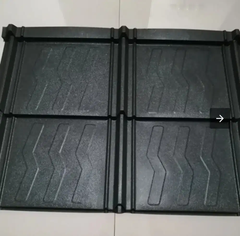 Atap koko roof minimalis warna hitam