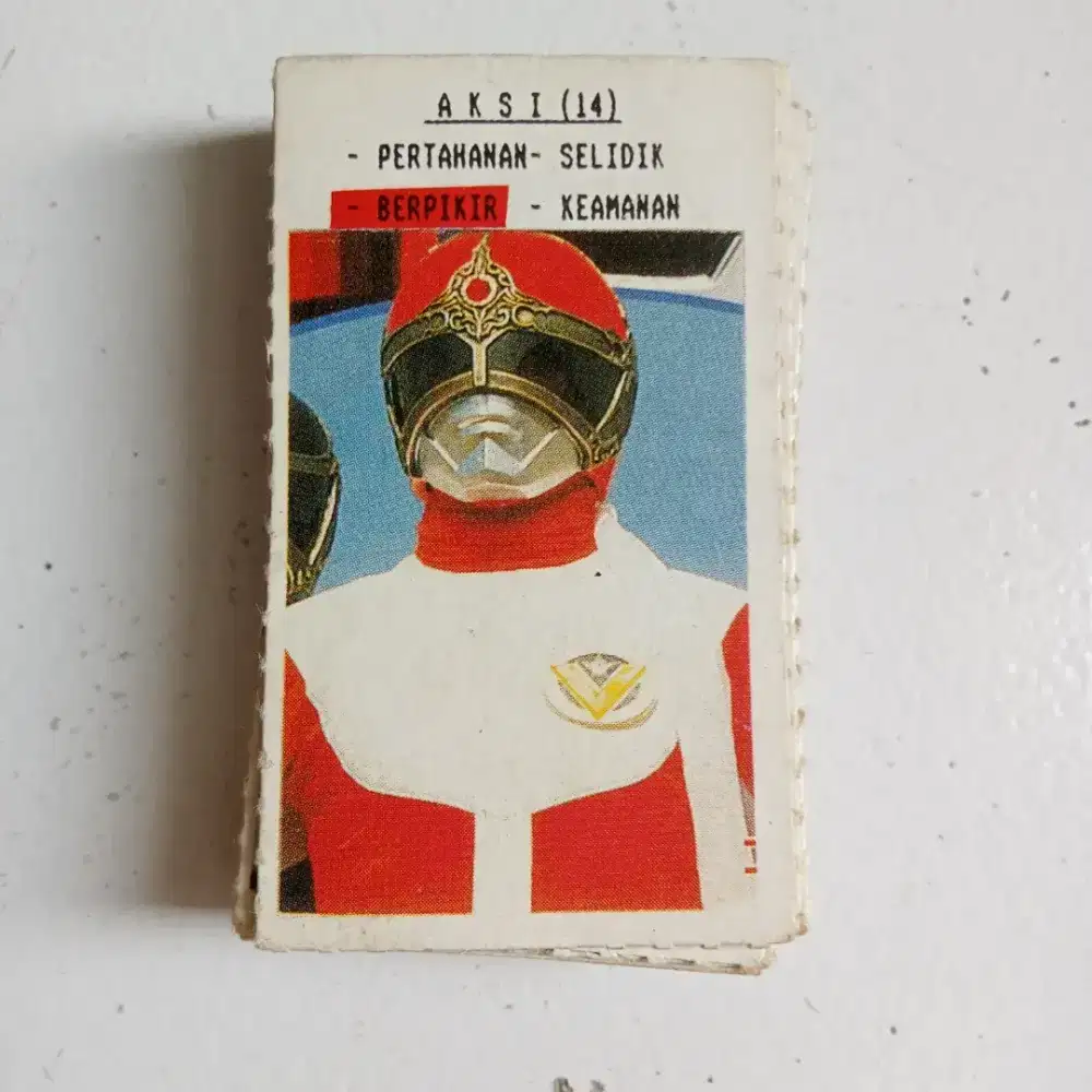 Kartu Kwartet Robot jadul