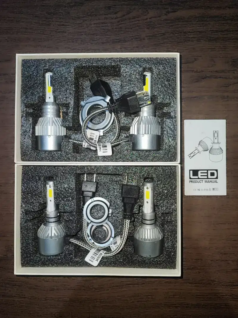 CUCI GUDANG Lampu LED H4 H7 H11 6000K IP68 Ada Kipas Dan Bergaransi