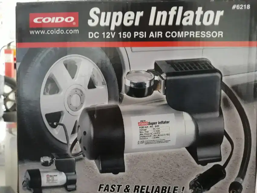 Pompa ban mobil COIDO super Inflator 6218