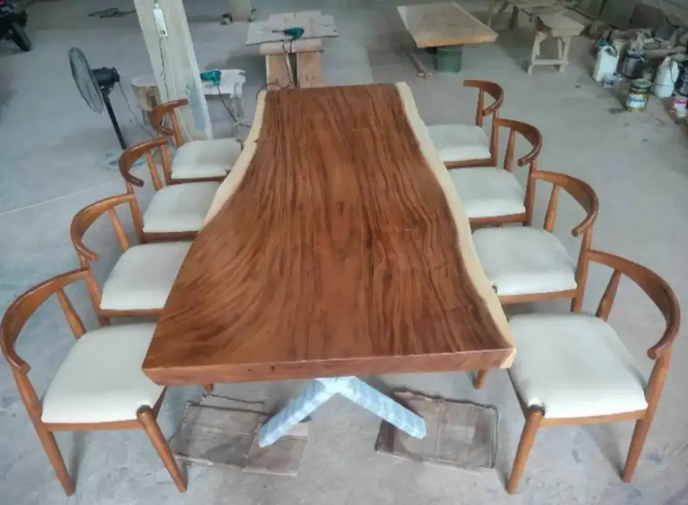 Terbaru meja cafe trembesi solid