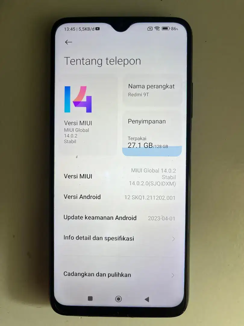 Xiaomi Redmi 9T,Istimewa