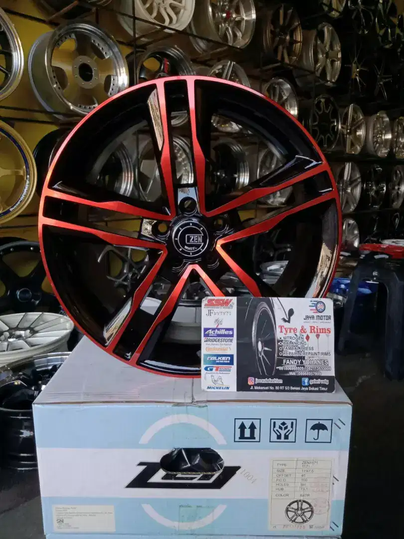 Velg zen r17 5x100 lbr7,5 et45