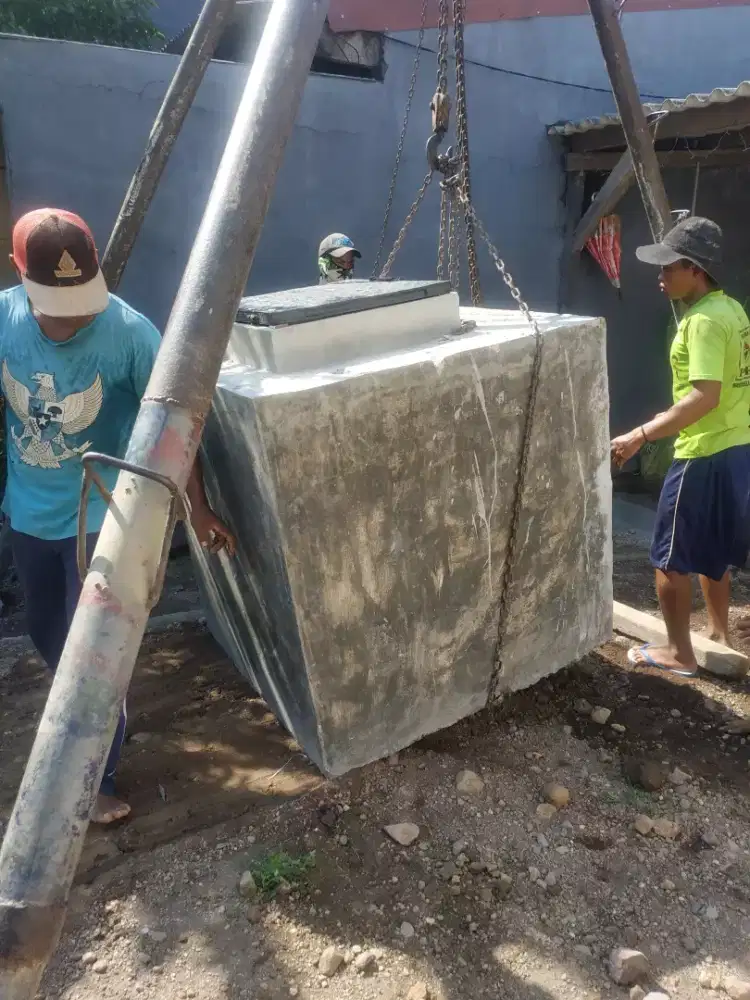 Bak tandon air beton cor