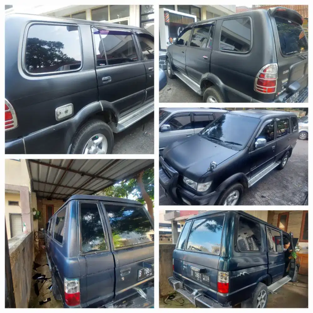 kaca film mobil dan gedung panggilan