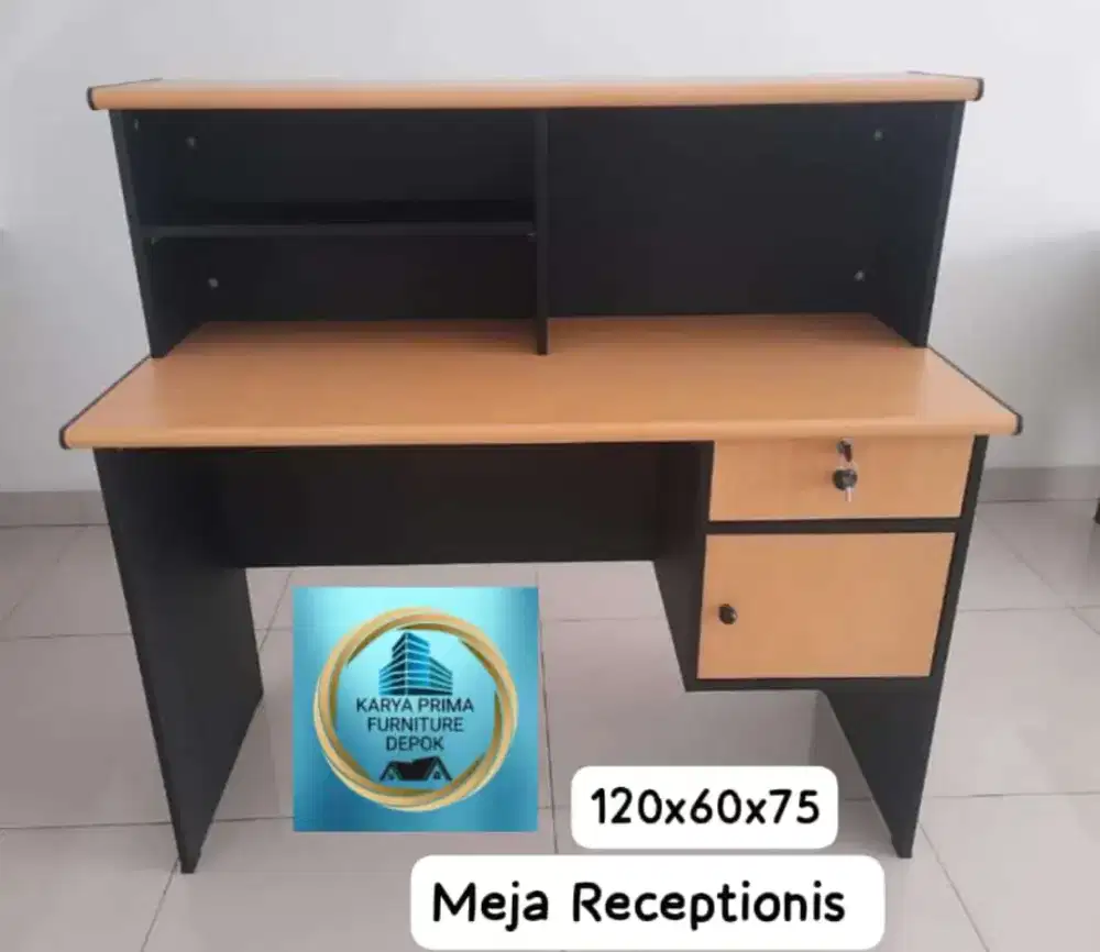 Meja Resepsionis 120x60x75 kuat awet baru spesial1.350.000 free ongkir