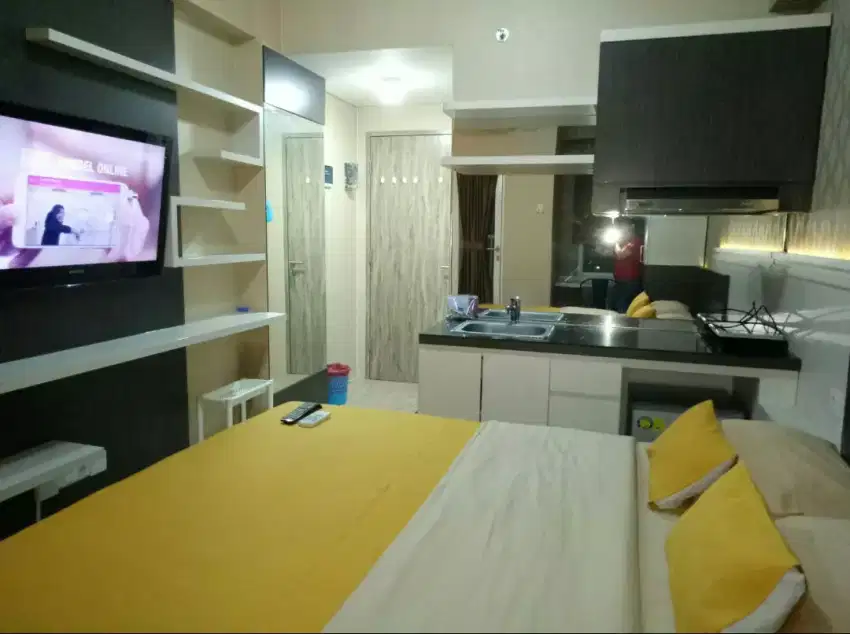 Sewa Apartemen Studio,1BR,2BR & 3BR Harian Mingguan Bulanan & Tahunan.