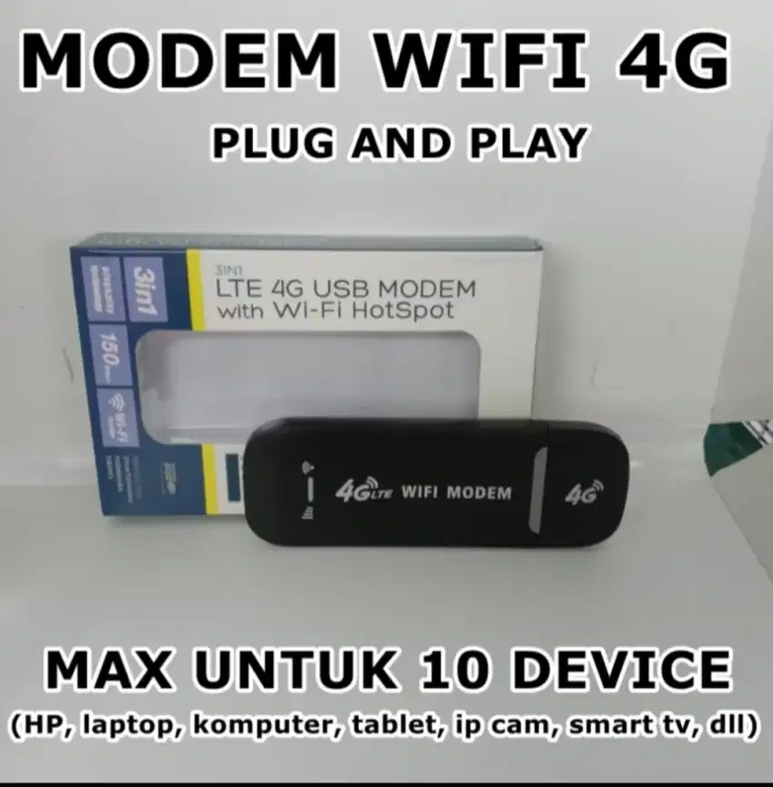 Modem usb 4G unlock all operartor