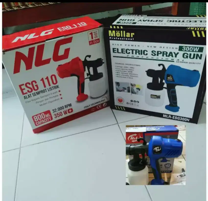 (Rumah teknik jogja)elektric spray gun cat