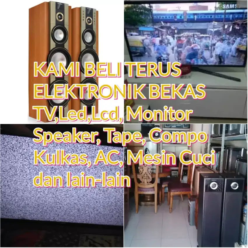Saya terima Barang Bekas TV, LED/LCD, Monitor, & Barang bekas lainnya