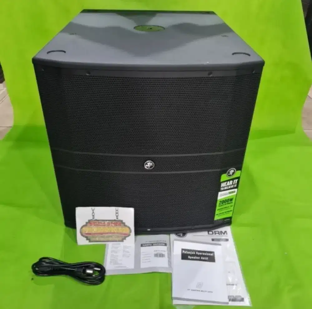 Subwoofer aktif Mackie DRM 18s drm18s 18 inch 2000 watt original