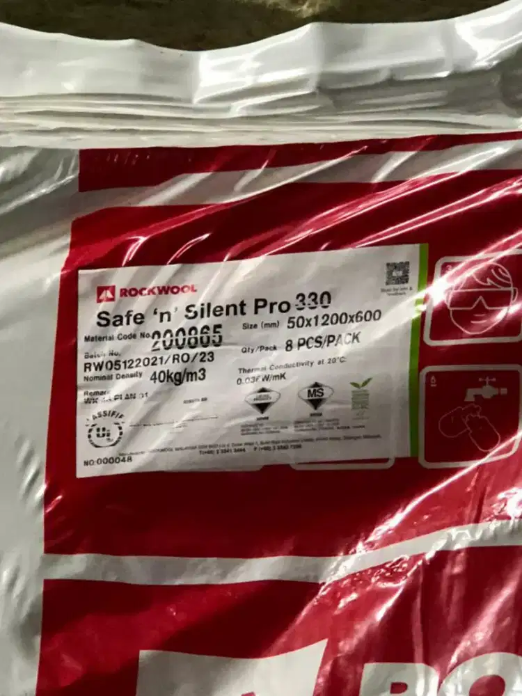 Ready rockwool peredam suara Density 60