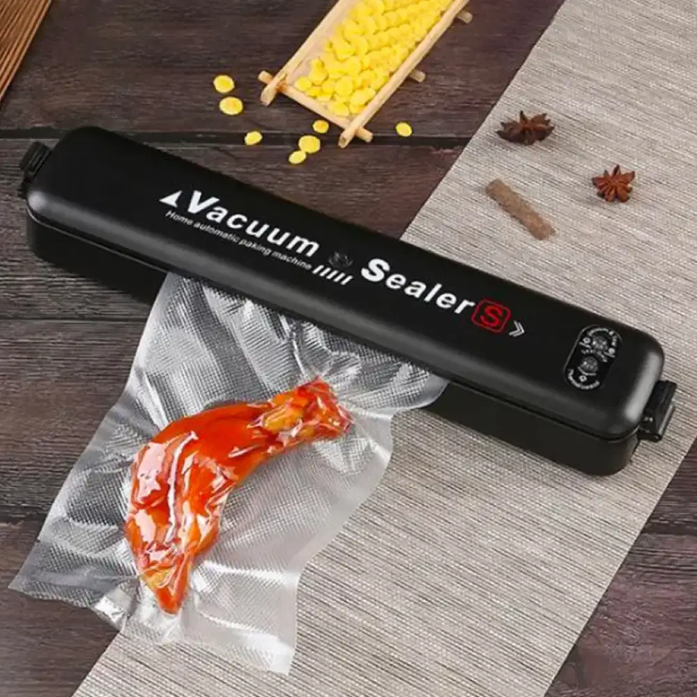 Vacuum sealer elektrik plastik pembungkus makanan