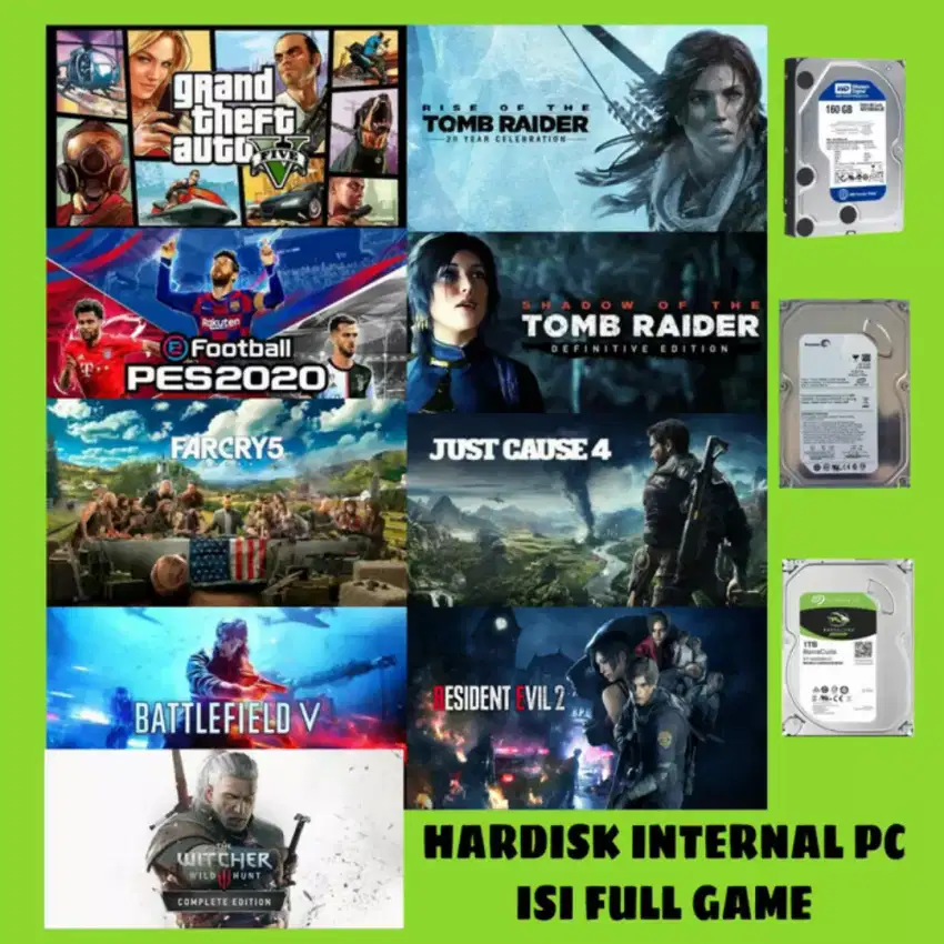Hardisk 320GB Isi Game PC
