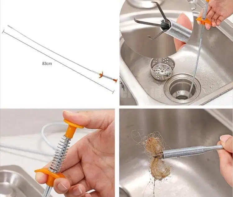 Alat pembersih saluran pipa wastafel