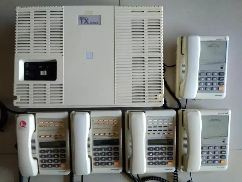 PABX Nitsuko (16 Ext) Plus Phone Panasonic 5 Unit
