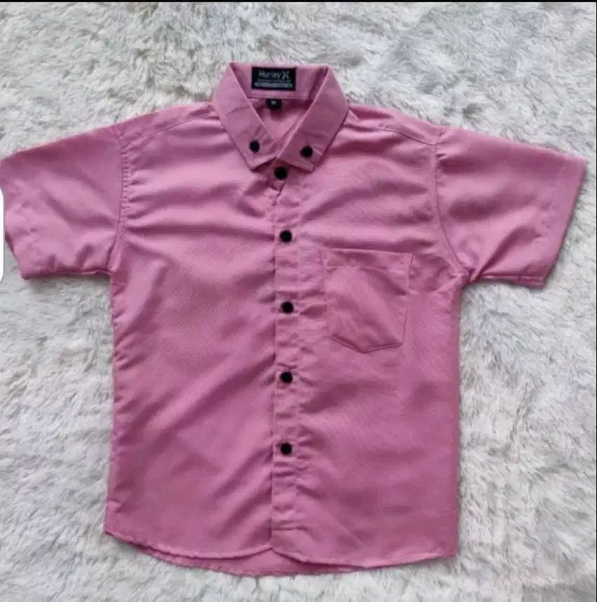 Kemeja pink anak