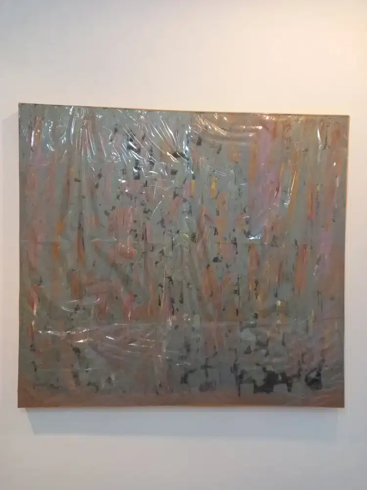 Lukisan abstrak kanvas