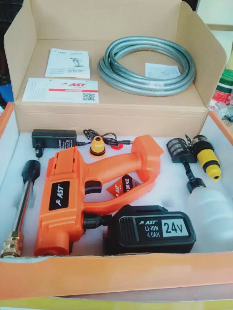 (rumah teknik jogja) mesin jet cleaner cordless, harga mulai 650rb