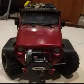 RC rubicon 1 10 custom kompetisi winch 8274 depan