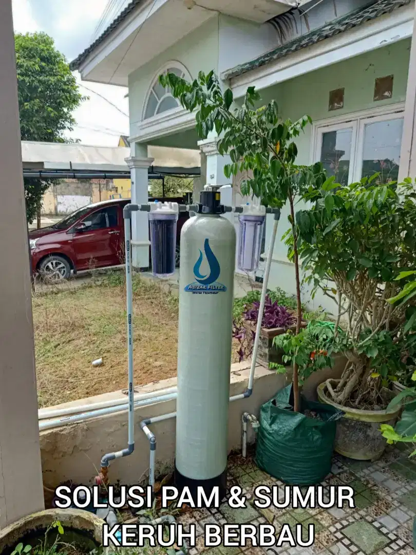 Paket Penjernih Air Sumur Sungai Kolam & PAM - Garansi Air Jernih
