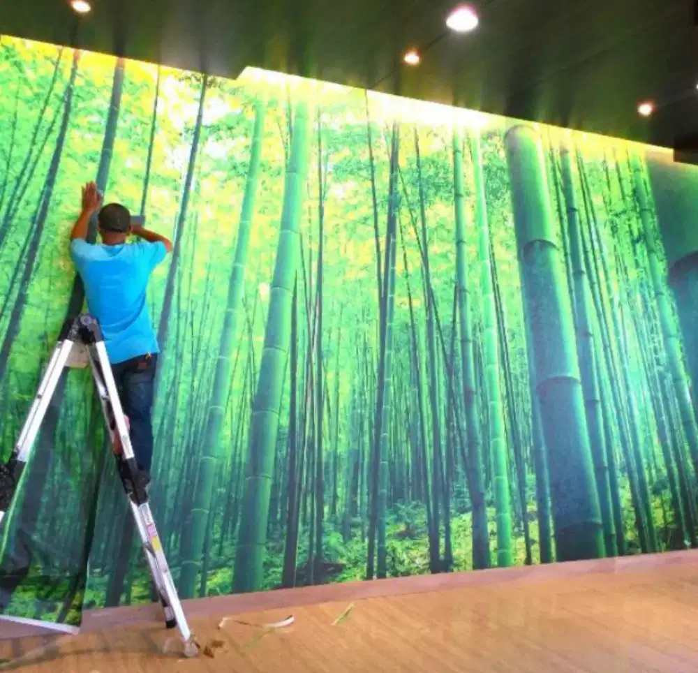 Tukang pasang wallpaper wallstiker dinding