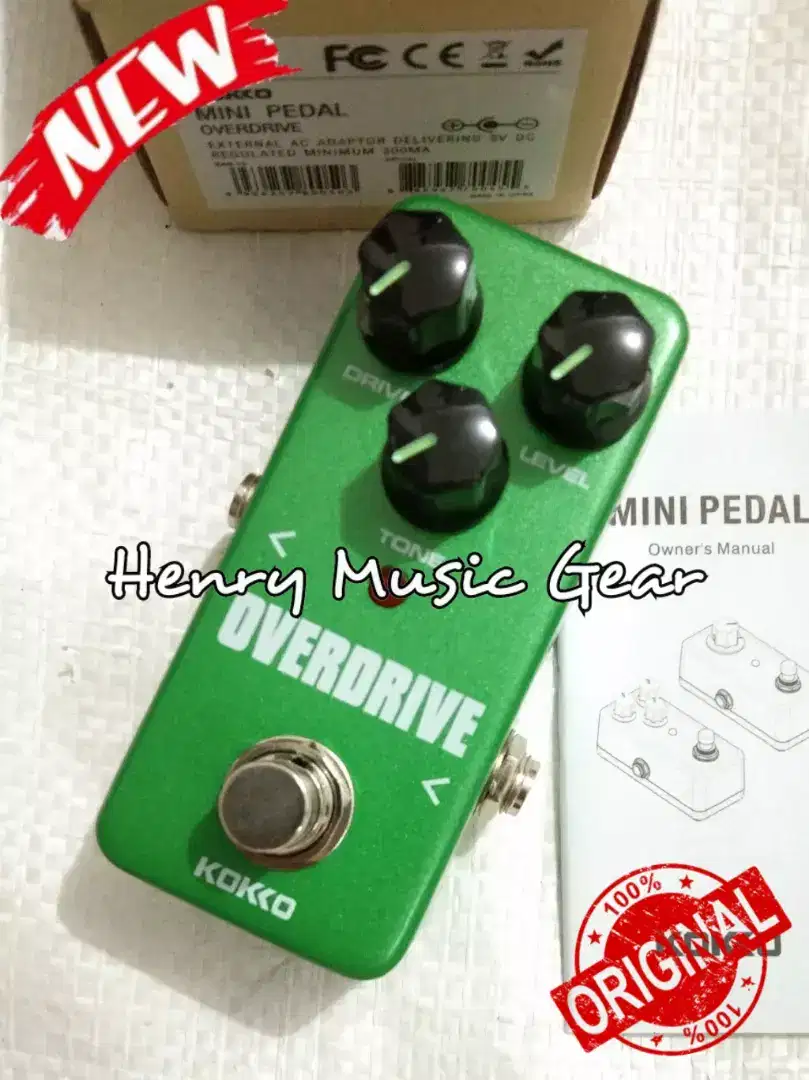 Kokko FOD3 Tube Screamer Overdrive BARU