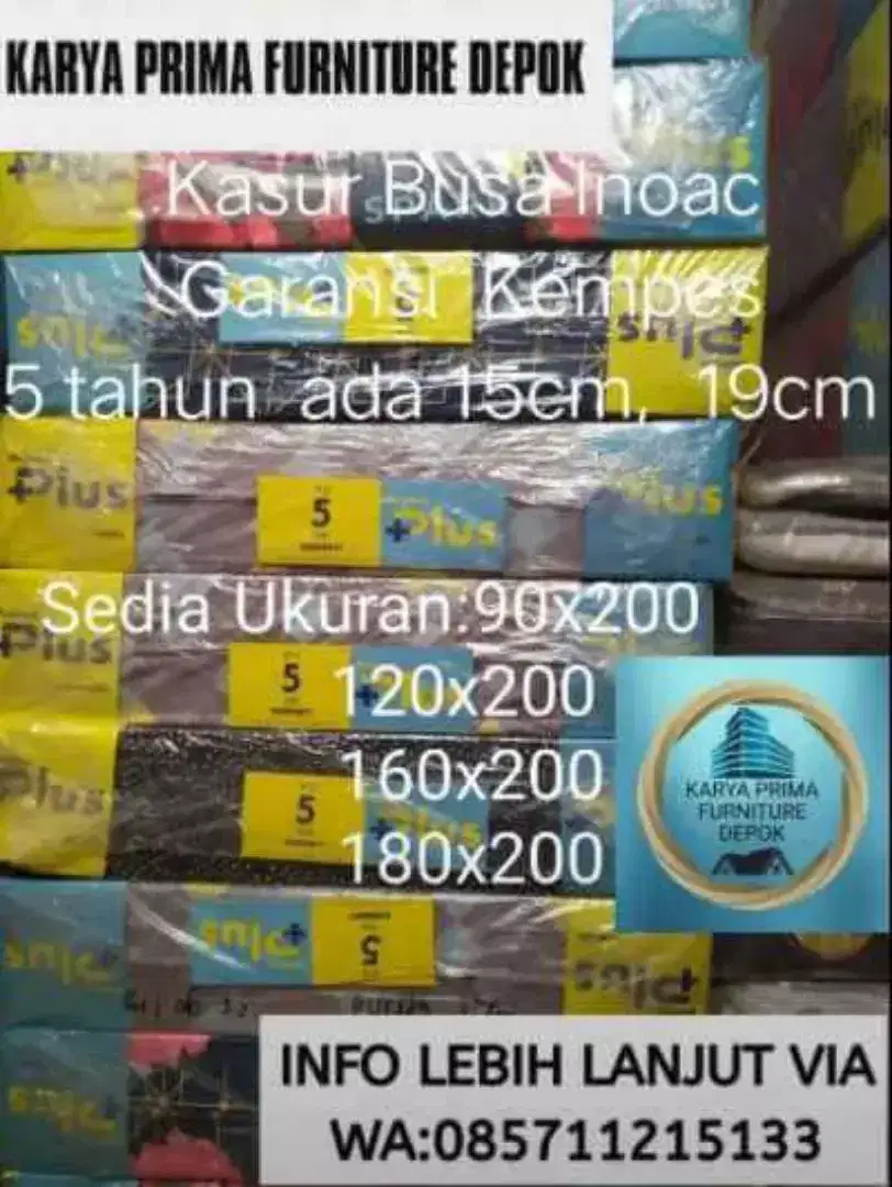 Kasur Busa Super Inoac 90x200 GaransiBusa650rbfree ongkir Bonus Bantal