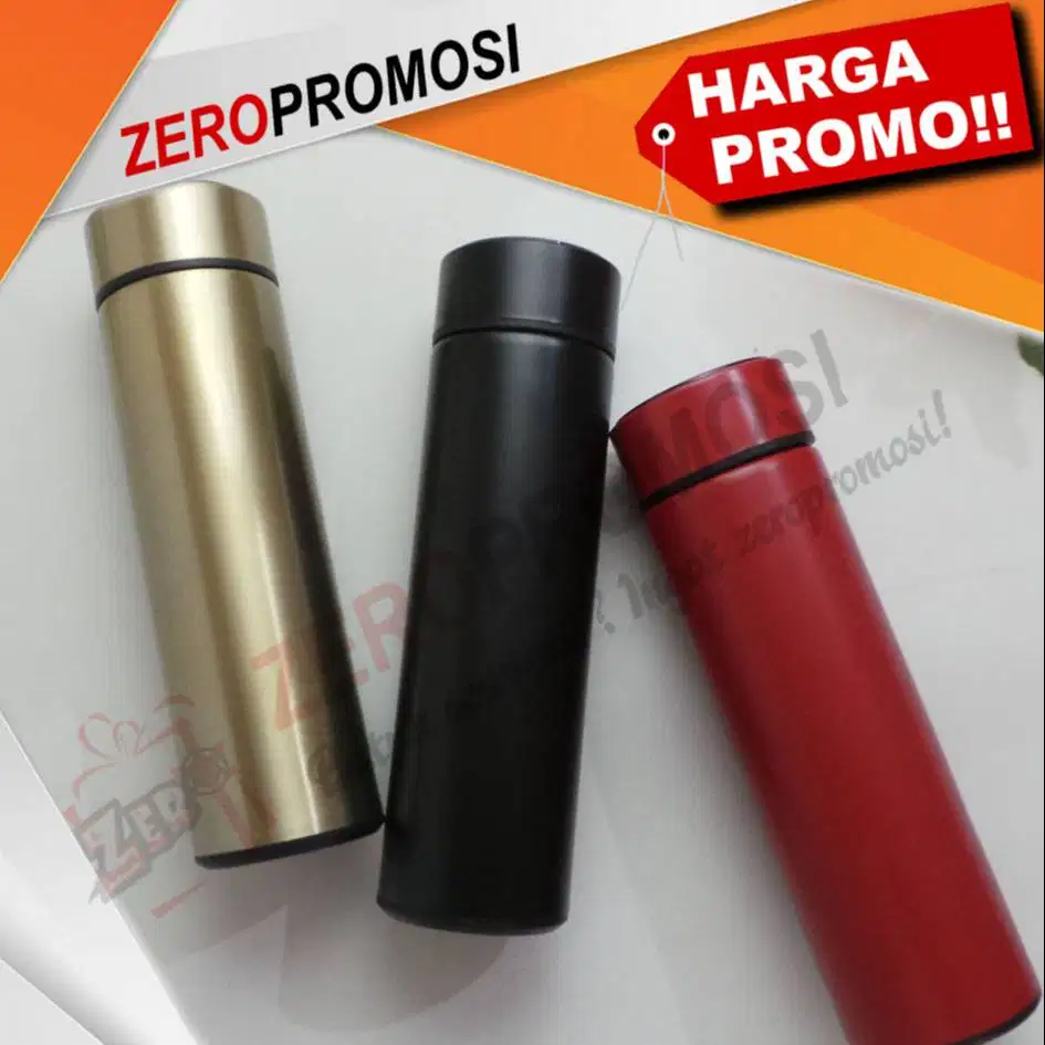 Tumbler Vacuum Stainless LED Suhu