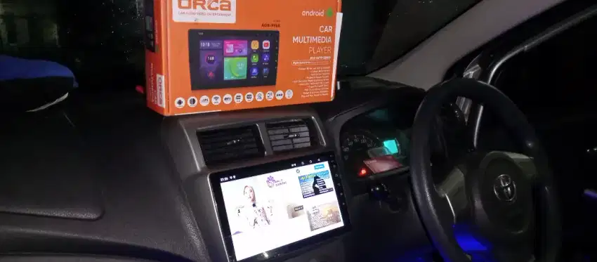 Pemasangan head unit android orca di Ayla ram 2/32