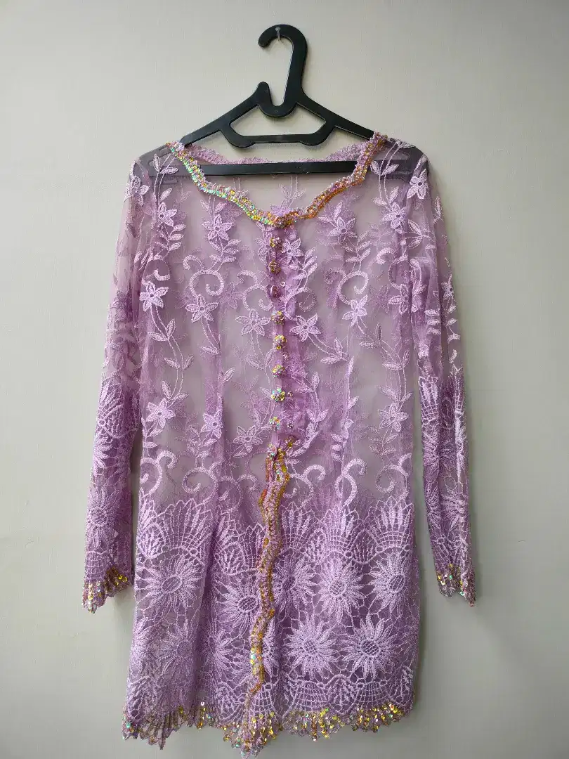 Setelan kebaya tille + Daleman + rok songket
