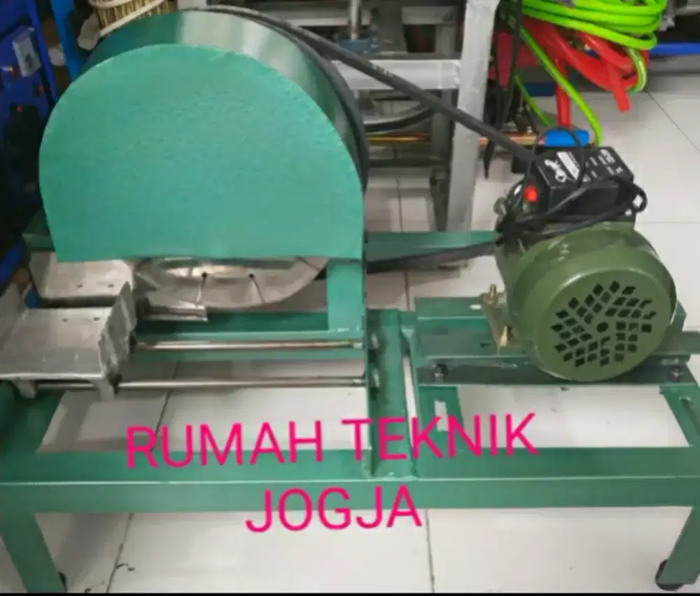 (rumah teknik jogja)mesin perajang tempe+dinamo 1/4 hp,kuat
