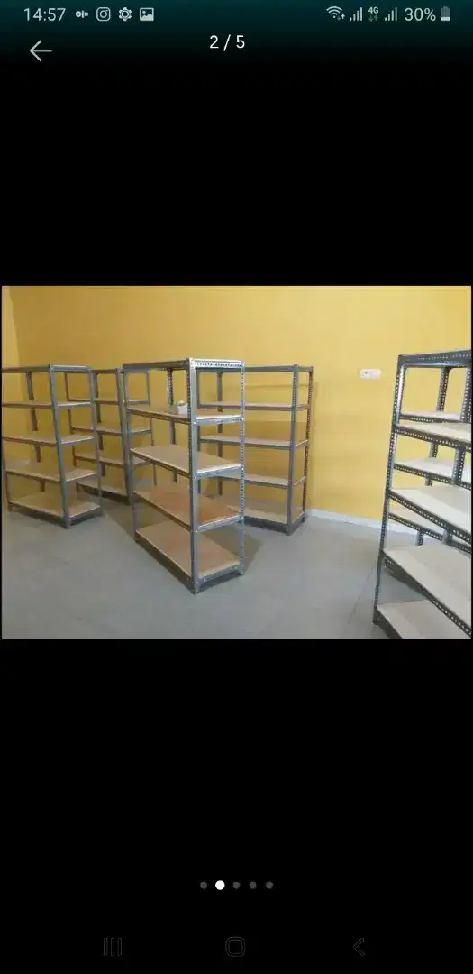 Rak besi siku T150x100x40