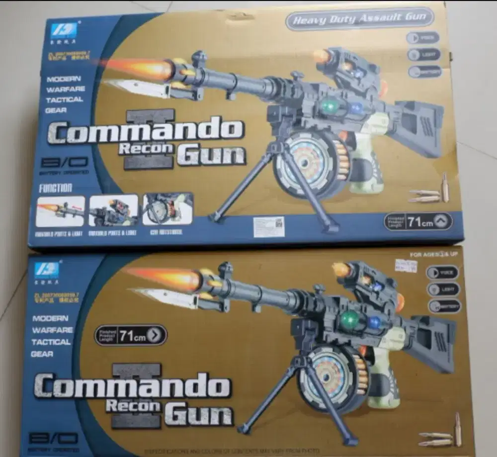 Mainan Anak Pistol Hadiah Natal Terbaik